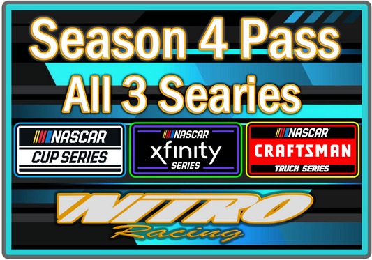 2024 Season 4 ALL 3 SERIES NASCAR SEASON PASS